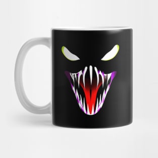 Venom Face Halloween Snake Costume Retro Colorful Mug